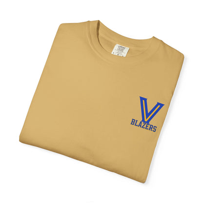 Valley View Blazers Garment-Dyed T-shirt. ADULT "Where Legends are Made"