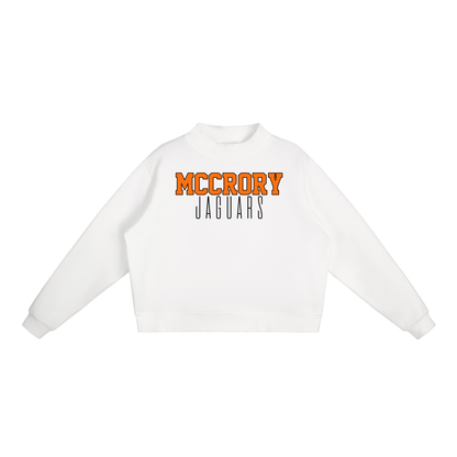 McCrory Jaguars. Classic  Fleece Mock-Neck Crew Sweatshirt
