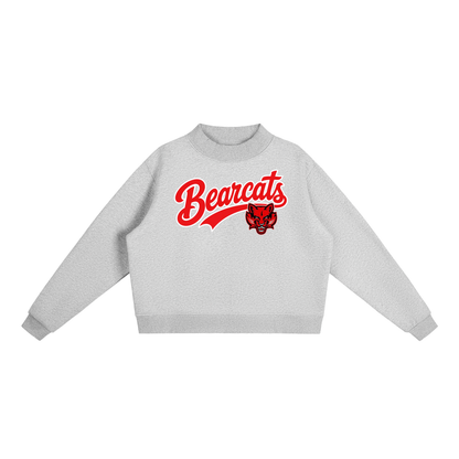 Essential Fleece Mock-Neck Crew Sweatshirt - Brookland Bearcats