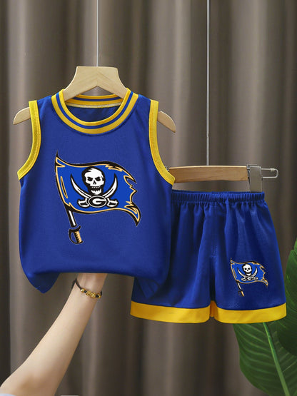 Children's Basketball Jersey Set(Dual-sided Printing) - GOSNELL. Skelton6