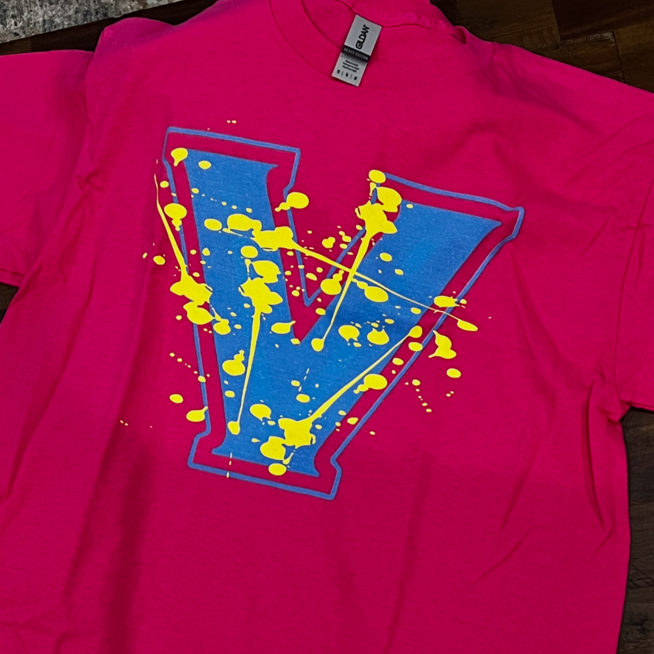 Valley View - Neon Splatter shirt