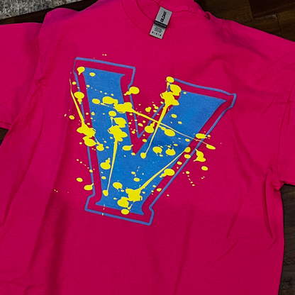 Valley View - Neon Splatter shirt