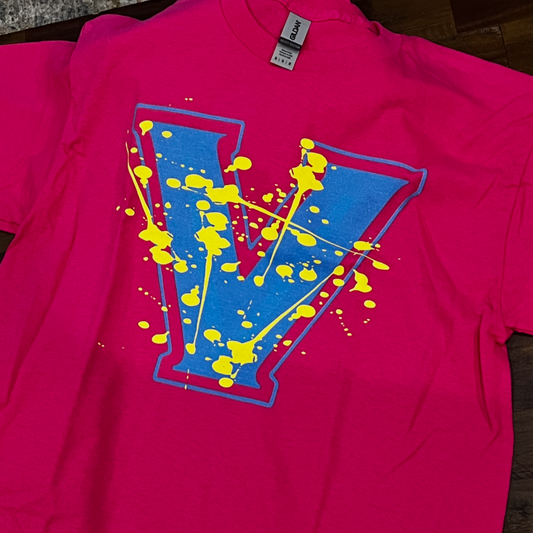 Valley View - Neon Splatter shirt