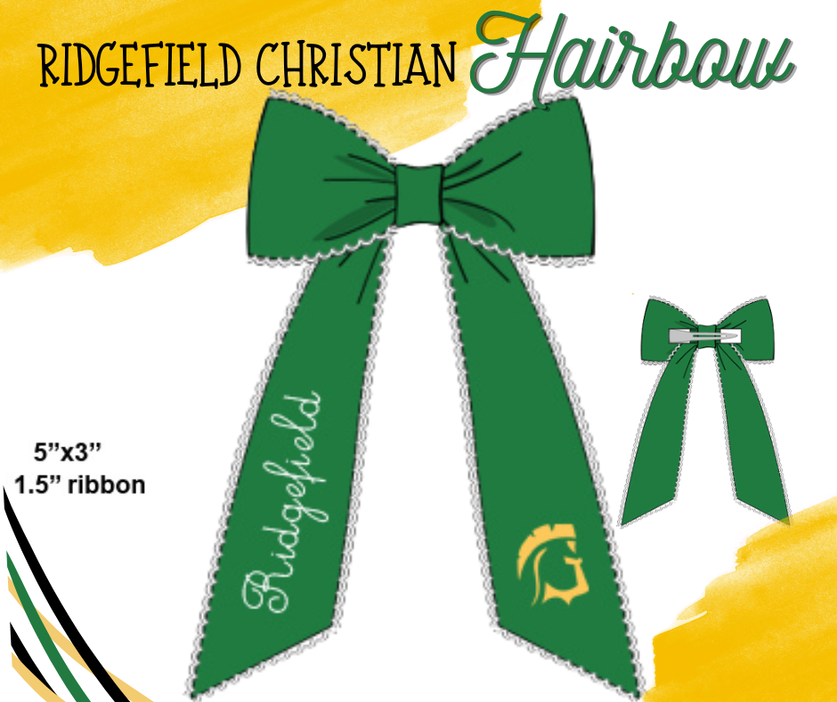 Ridgefield Christian Embroidered Bow