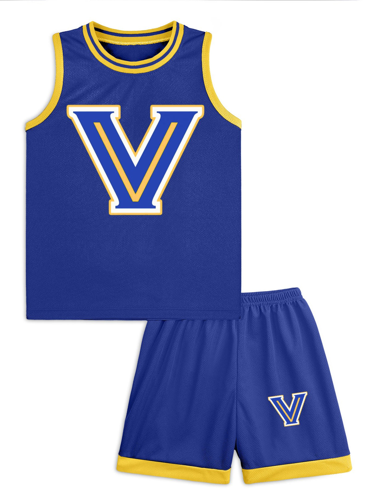 Valley View CUSTOMIZABLE.  Children's Basketball Jersey Set