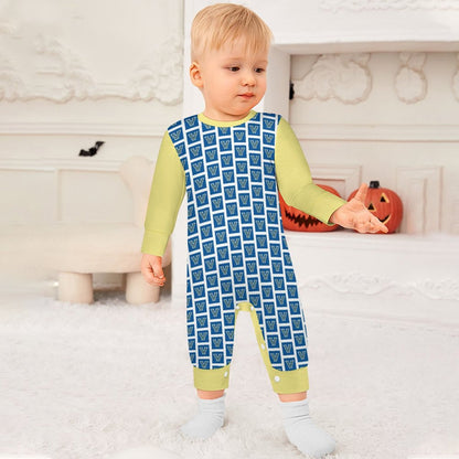 Cotton Long Sleeve Infant Bodysuit (All-Over Printing)