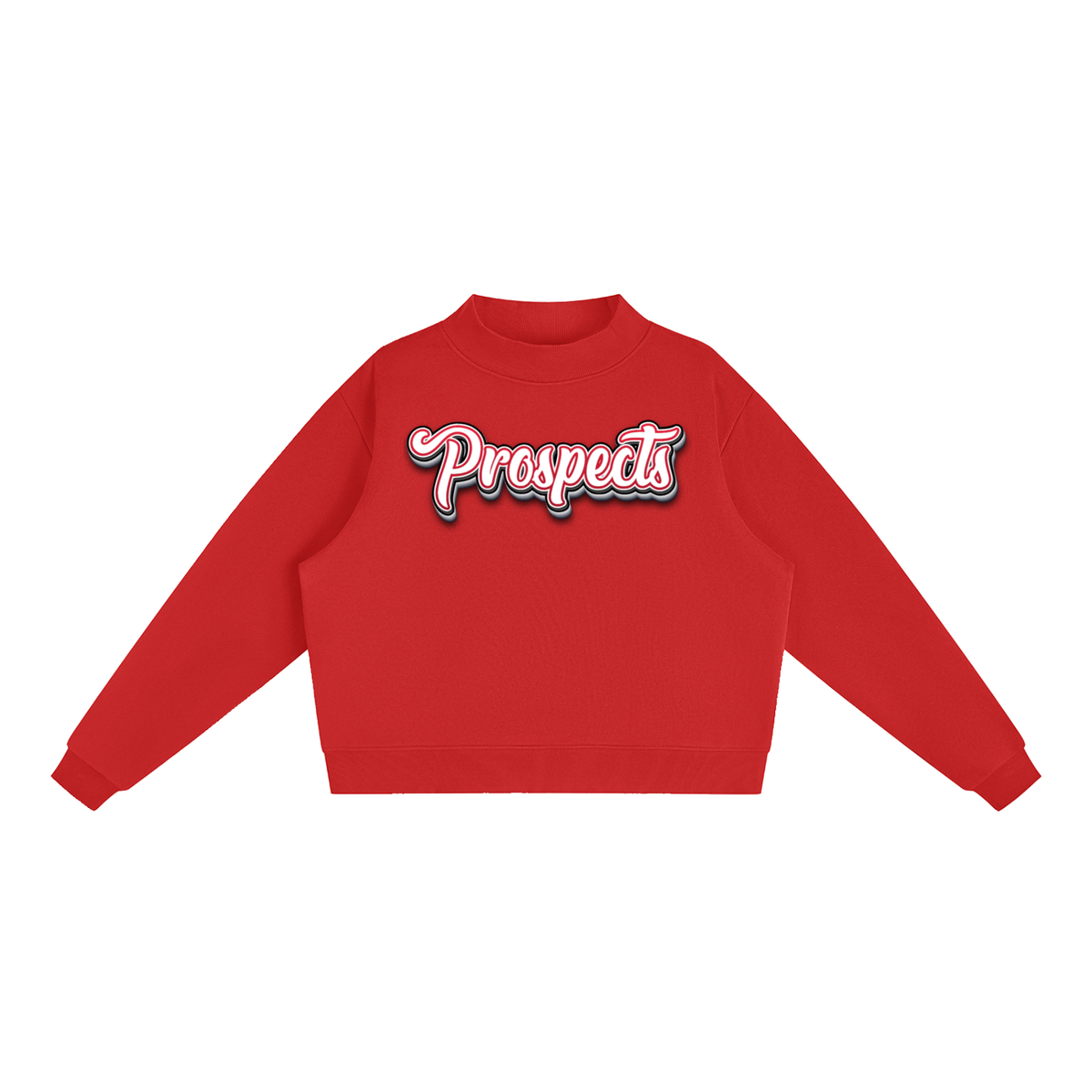 Essential Fleece Mock-Neck Crew Sweatshirt - Prospects