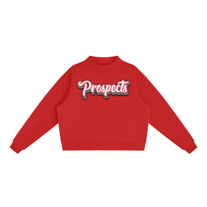 Essential Fleece Mock-Neck Crew Sweatshirt - Prospects