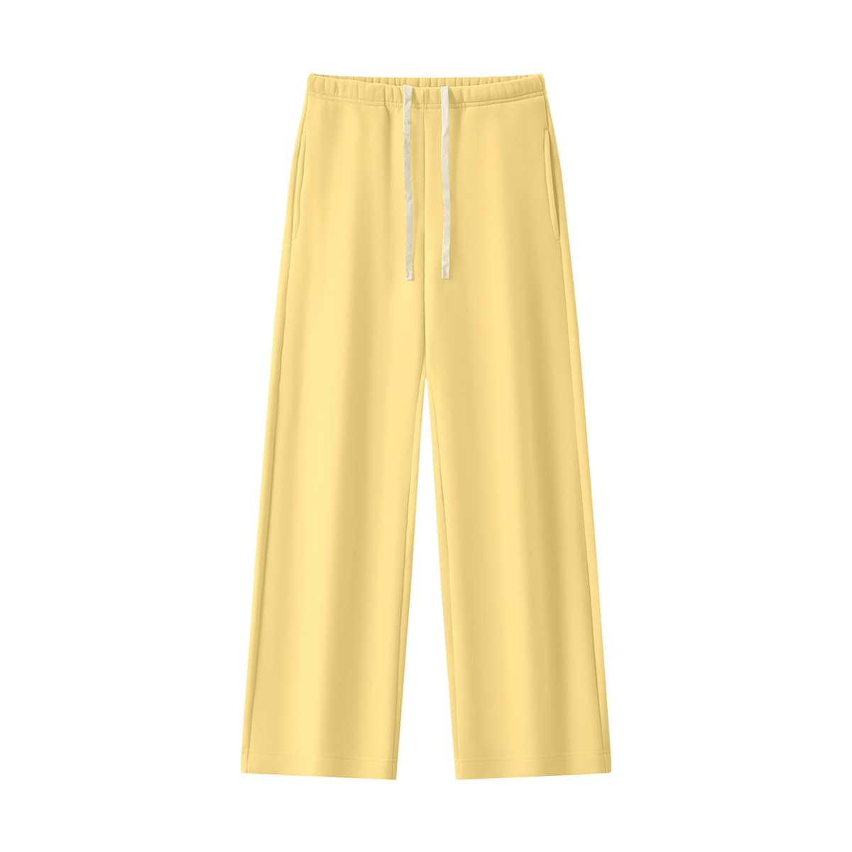 Women's Straight Leg Fleece Sweatpants - Matching Mockneck Set