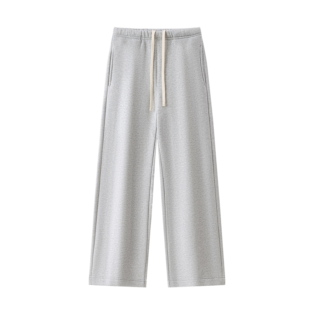 Women's Straight Leg Fleece Sweatpants - Matching Mockneck Set