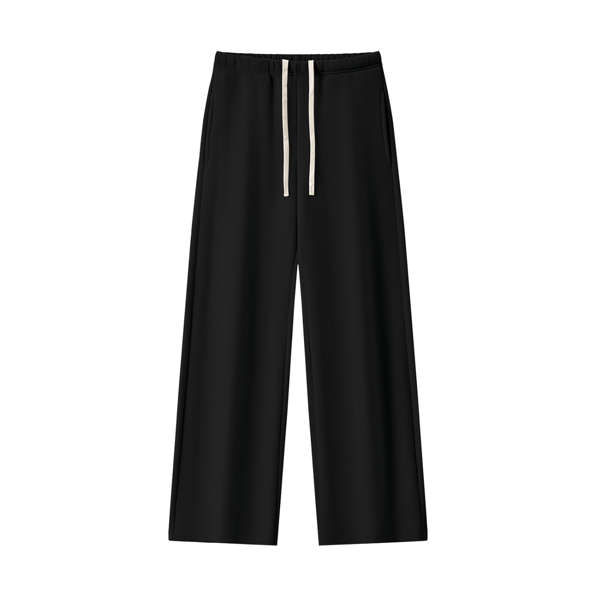 Women's Straight Leg Fleece Sweatpants - Matching Mockneck Set