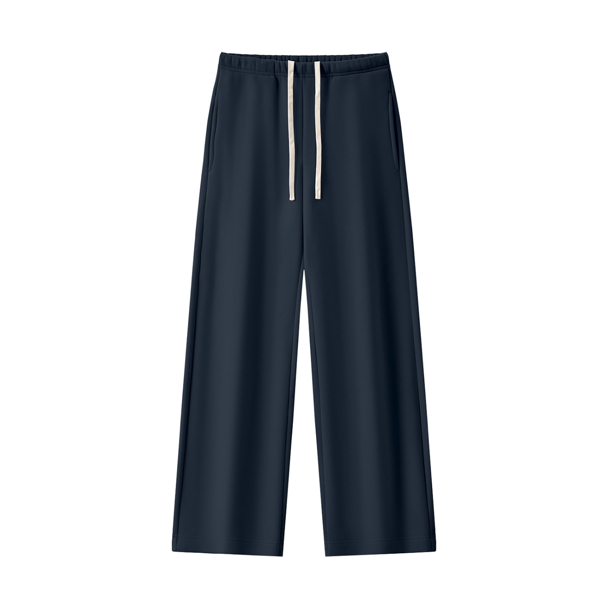 Women's Straight Leg Fleece Sweatpants - Matching Mockneck Set