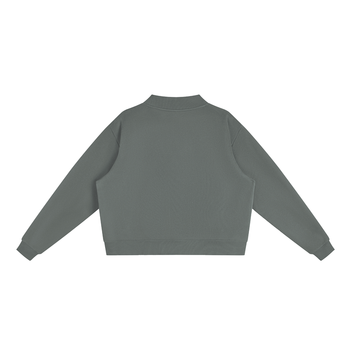 Essential Fleece Mock-Neck Crew Sweatshirt - Westside Warriors with Logo