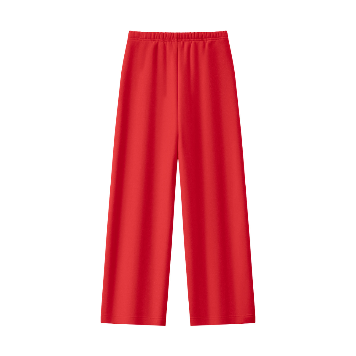 Women's Straight Leg Fleece Sweatpants - Matching Mockneck Set