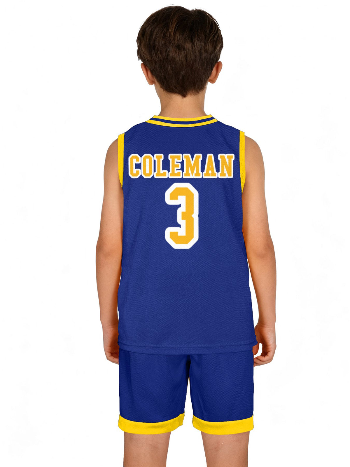 Children's Basketball Jersey Set.CUSTOM COLEMAN