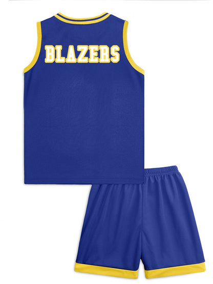 Valley View Blazers Children's Basketball Jersey Set