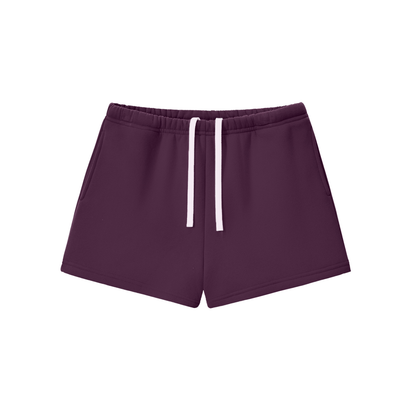 Fleece Drawstring Sweatshorts - Mock Neck Match*