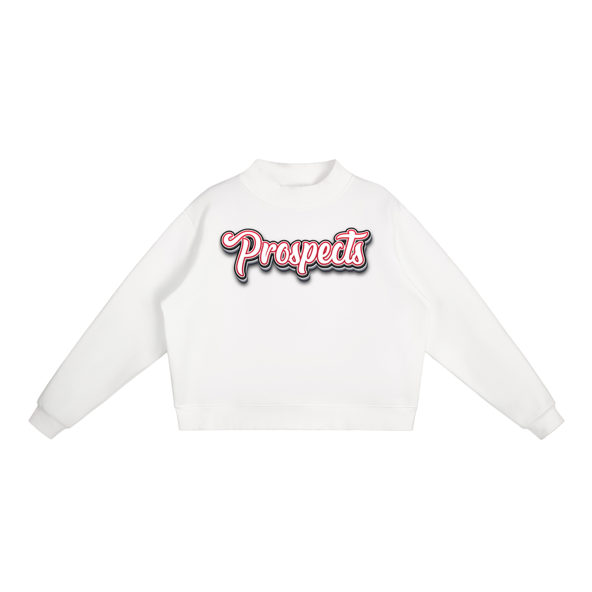 Essential Fleece Mock-Neck Crew Sweatshirt - Prospects
