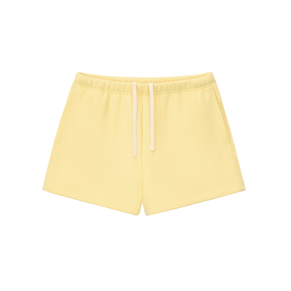 Fleece Drawstring Sweatshorts - Mock Neck Match*