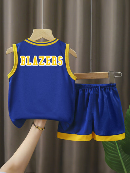 Valley View Blazers Children's Basketball Jersey Set