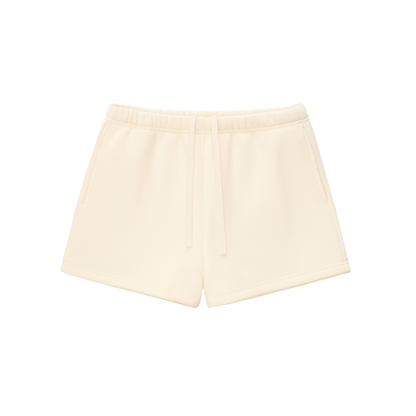 Fleece Drawstring Sweatshorts - Mock Neck Match*