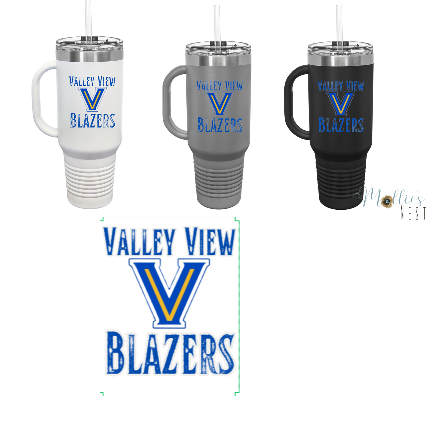 Valley View. Insulated Travel Mug, 40oz